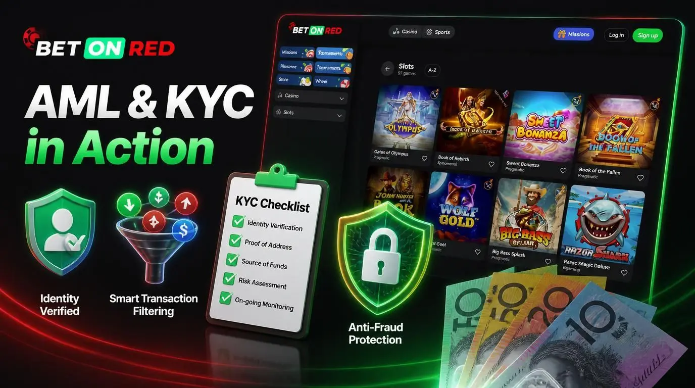 Identity verification and AML elements with a secure badge