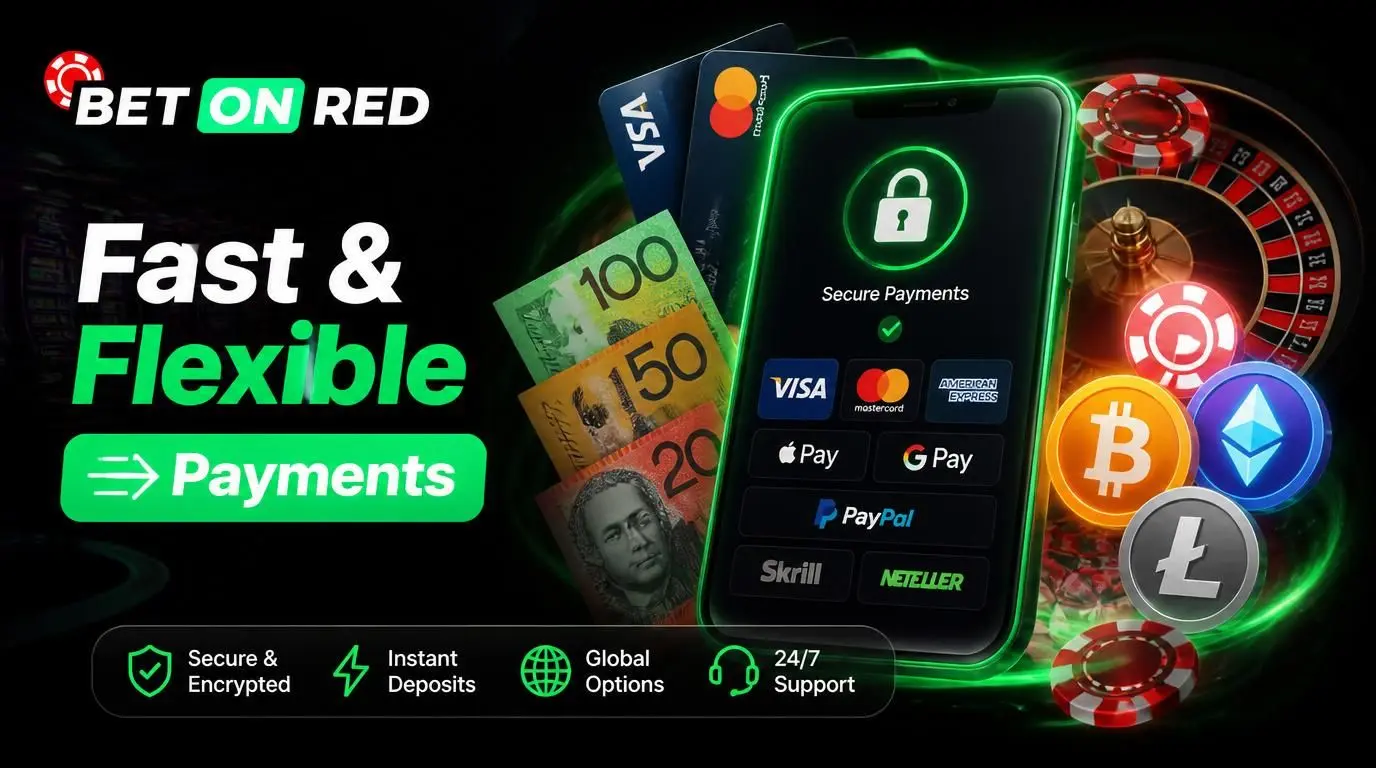 Payment options showing cards, crypto, and AUD